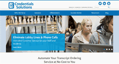 Desktop Screenshot of credentialssolutions.net